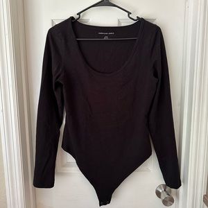 American Eagle Long-Sleeve Scoop neck Bodysuit
